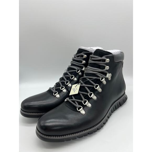 Cole Haan Zerogrand Causal Waterproof Leather Boots C35594 Men\'s 10.5M main image 11